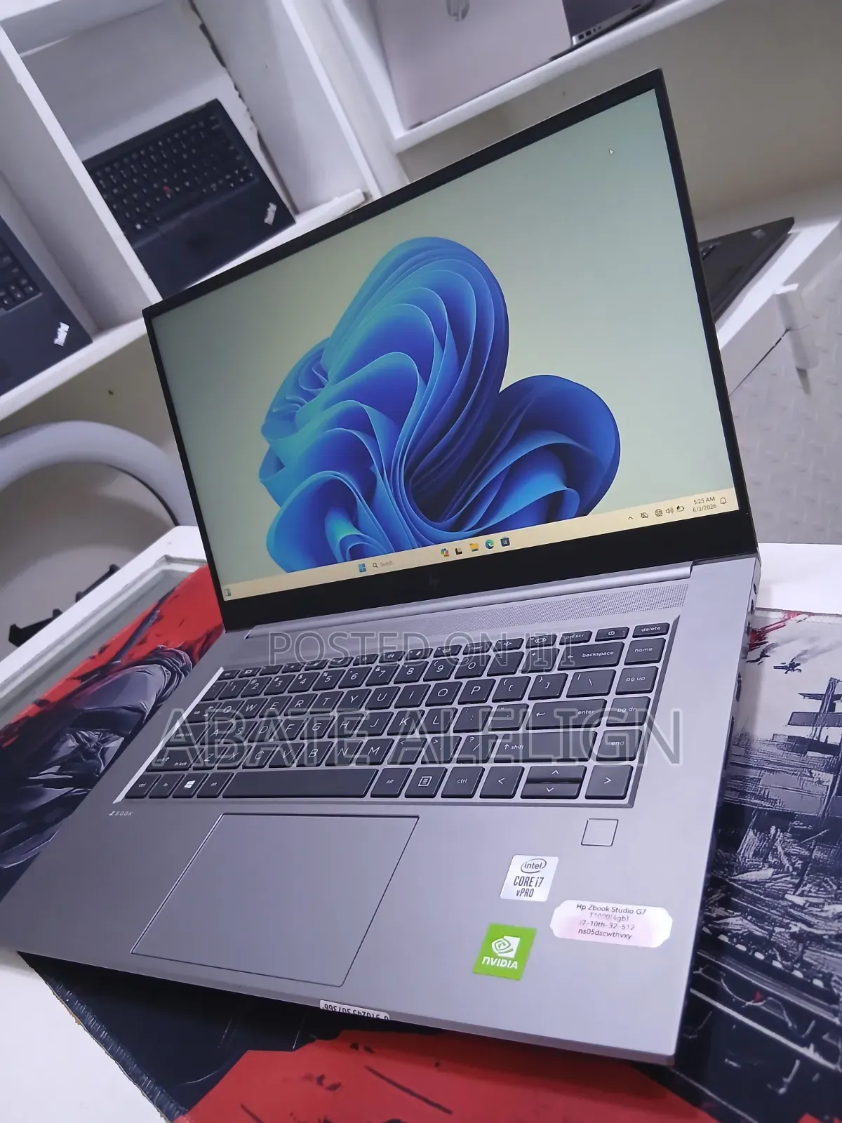 New Laptop HP Zbook Studio G7 32GB Intel Core i7 SSD 512GB