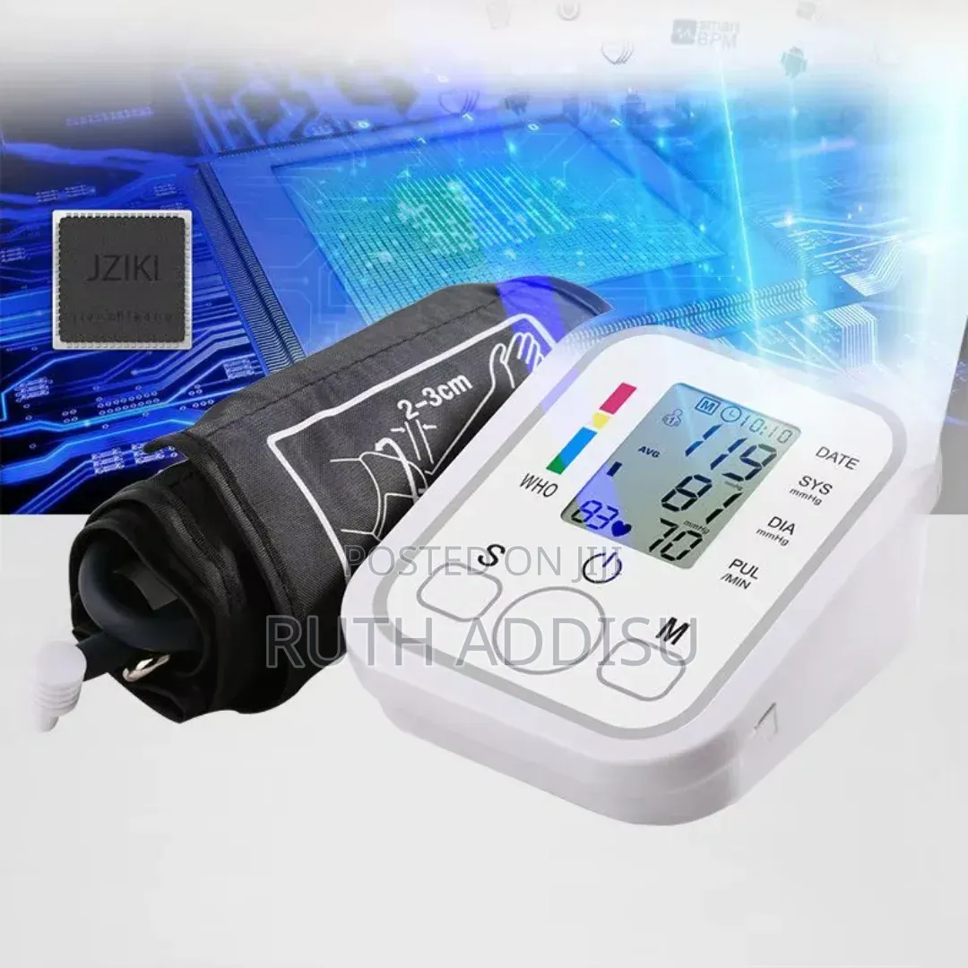 Features Clear LCD Display That Simultaneously Shows Systolic Pressure