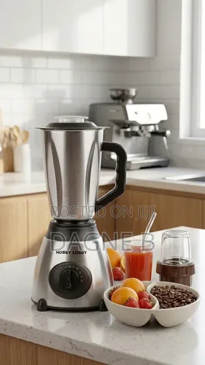 Hobby Lobby Brand 2-in-1 Juice Blender Grinder ሆቢ ሎቢ የጁስ እና የቅመም መፍጫ