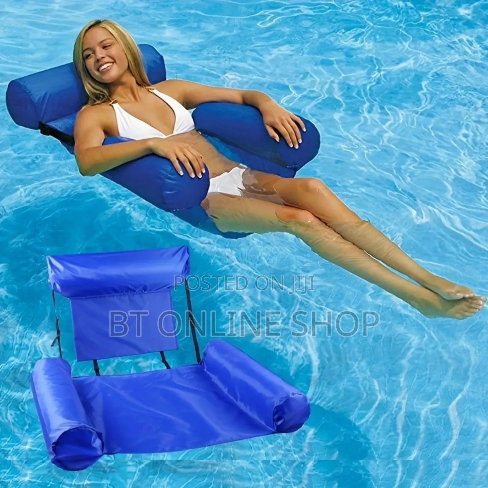 Foldable Inflatable Pool Float Sofa Water Chair