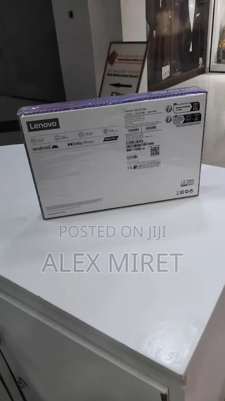 New Lenovo Tab P11 Plus 128 GB Black
