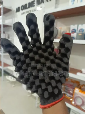 Hair Curl Sponge Gloves