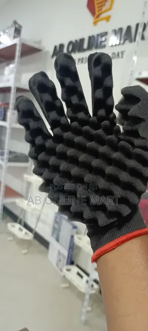 Hair Curl Sponge Gloves