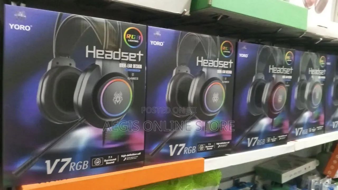 Yoro V7 RGB Gaming Headsets