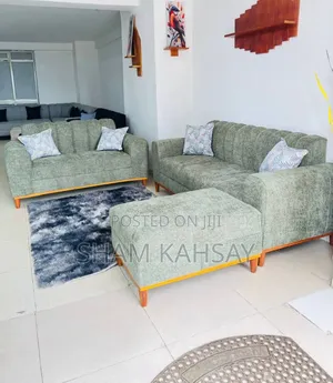 Comfortable and Durable Wooden Sofa