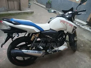 TVS Apache 180 RTR 2024 White