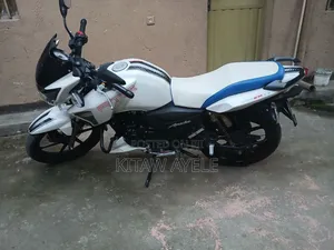 TVS Apache 180 RTR 2024 White