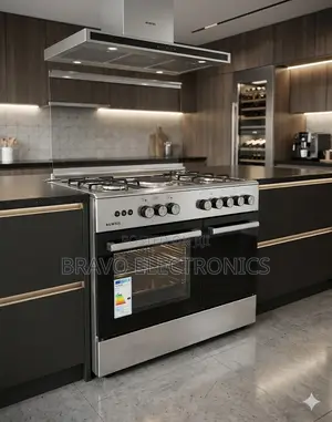 Kumtel 60×90 Cooker – 1 Electric + 4 Gas Burners | Best Price in Addis