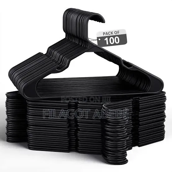 Plastic Clothe Hanger Set Of 60pc