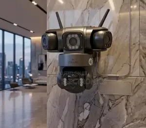 Security Camera Stellar C603 Multi-Lens PTZ Security Camera Mounted