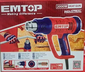 Emtop Heat Gun 2000w Adjustable Temperature Hot Air Gun