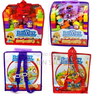Let's Play 88pcs Kids Educational Building Blocks Toy Set