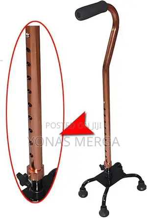 4-Legged Walking Cane/Stick声曲for Height 140 to 185m Aluminum