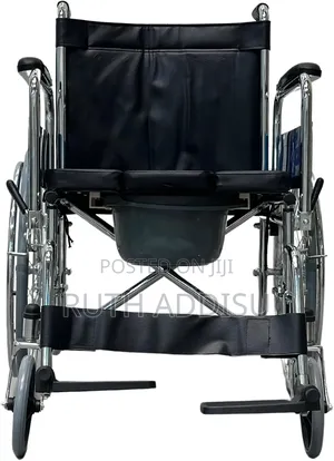 Folding Transfer Manual Wheelchair Commode Chair Price Commode ባለ ፖፖ