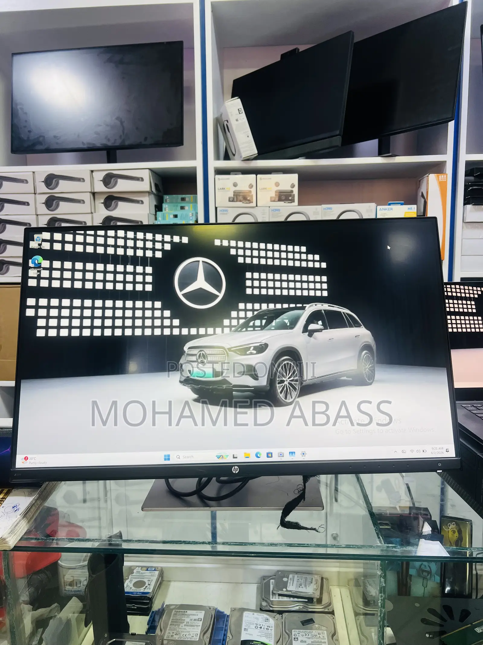 Hp 27” Frameless Monitor