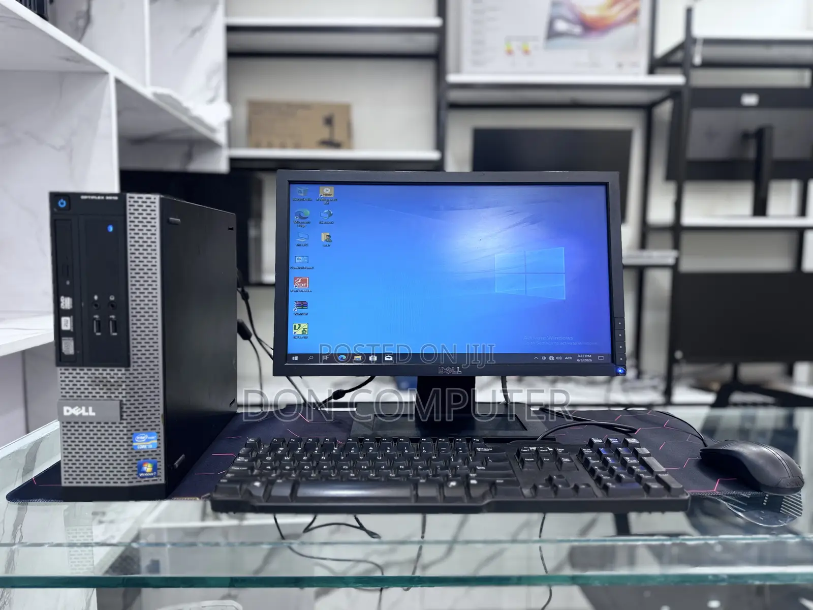 Desktop Computer Dell OptiPlex 3010 4GB Intel Core i3 HDD 500GB
