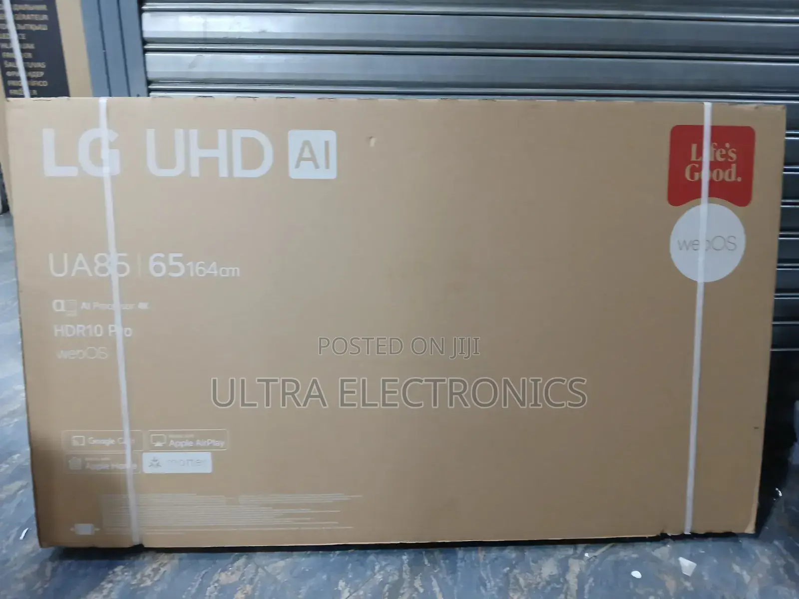 65-inch Lg Uhd Smart Tv (Model Ua85) Featuring Webos And Ai Processor