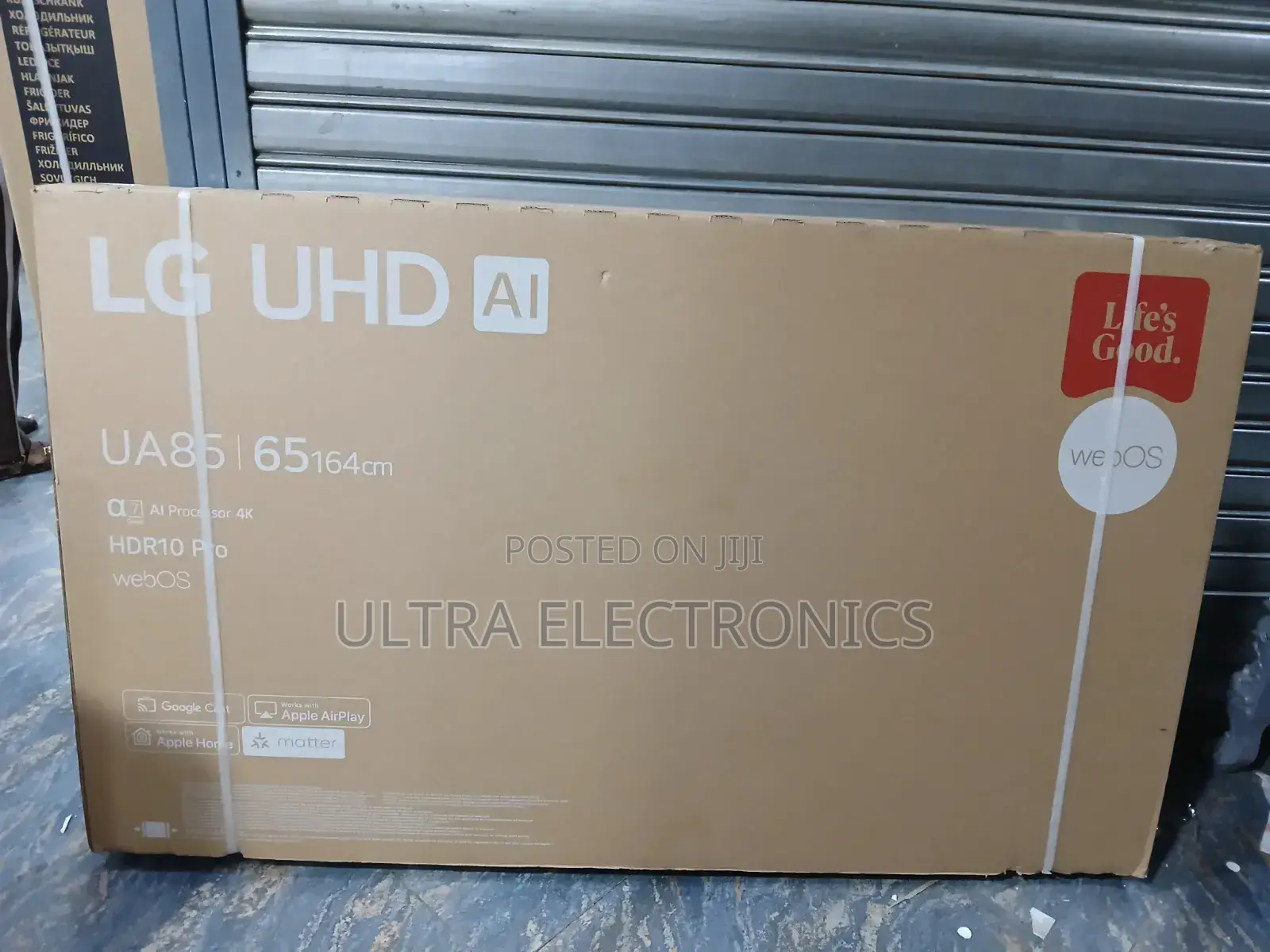 65-inch Lg Uhd Smart Tv (Model Ua85) Featuring Webos And Ai Processor