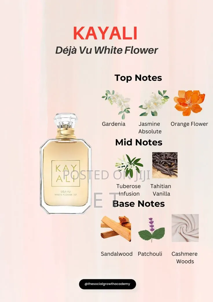 Kayali Deja Vu White Flower Perfume