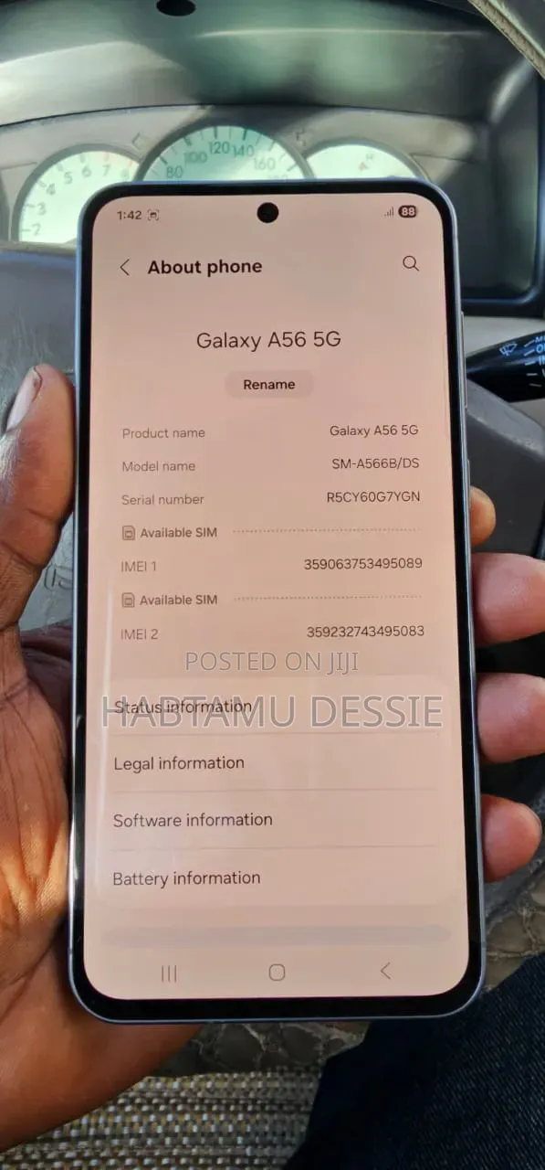 New Samsung Galaxy A56 256 GB Black