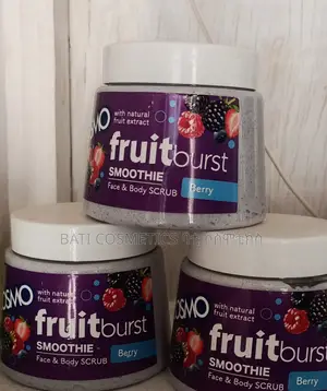 Fruitburst Smoothie Face Body Scrub ፍሩትበርስት ስሙዚ ፌስ ኤንድ ቦዲ ስክረብ