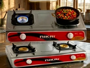 Nikai 2-burner Stainless Steel Gas Stove With Auto Ignition – Ng842sfn