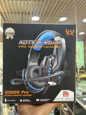 Kotion Each G9000 Pro Wired Gaming Headset Box – Blue Accent