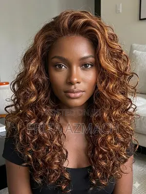 Lens Human Hair Coffee Brown 22 Inch