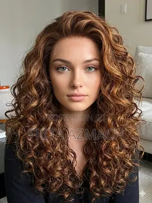Lens Human Hair Coffee Brown 22 Inch