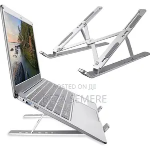 Aluminum Laptop Holder, 8 Levels Black