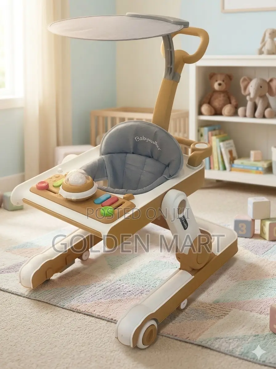 Premium Multi-Functional Baby Walker With Canopy