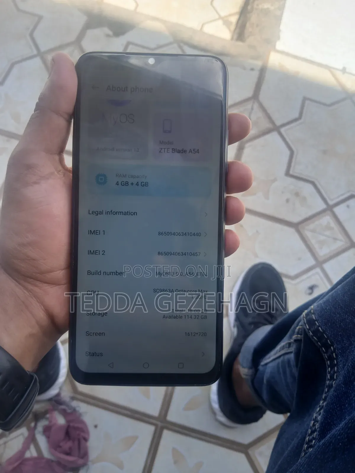 ZTE Blade A54 128 GB Black