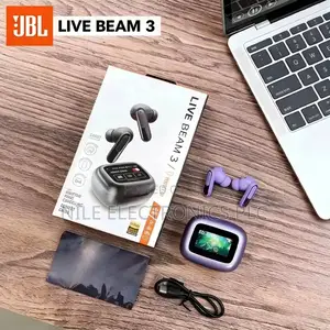 Original JBL Live Beam 3 Pair of Premium True Wireless Anc Headphones