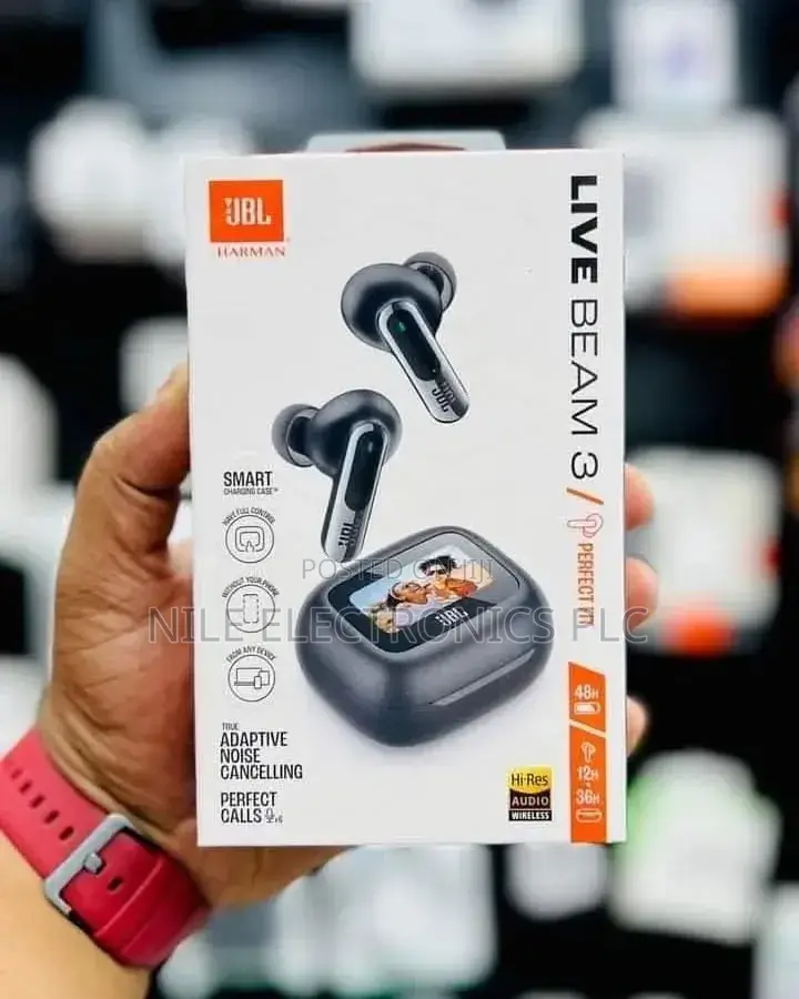 Original JBL Live Beam 3 Pair of Premium True Wireless Anc Headphones