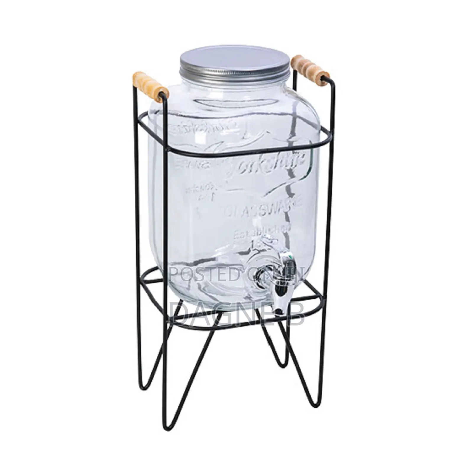 8-Liter Glass Beverage Dispenser የመጠጥ ማቅረቢያ ጃር