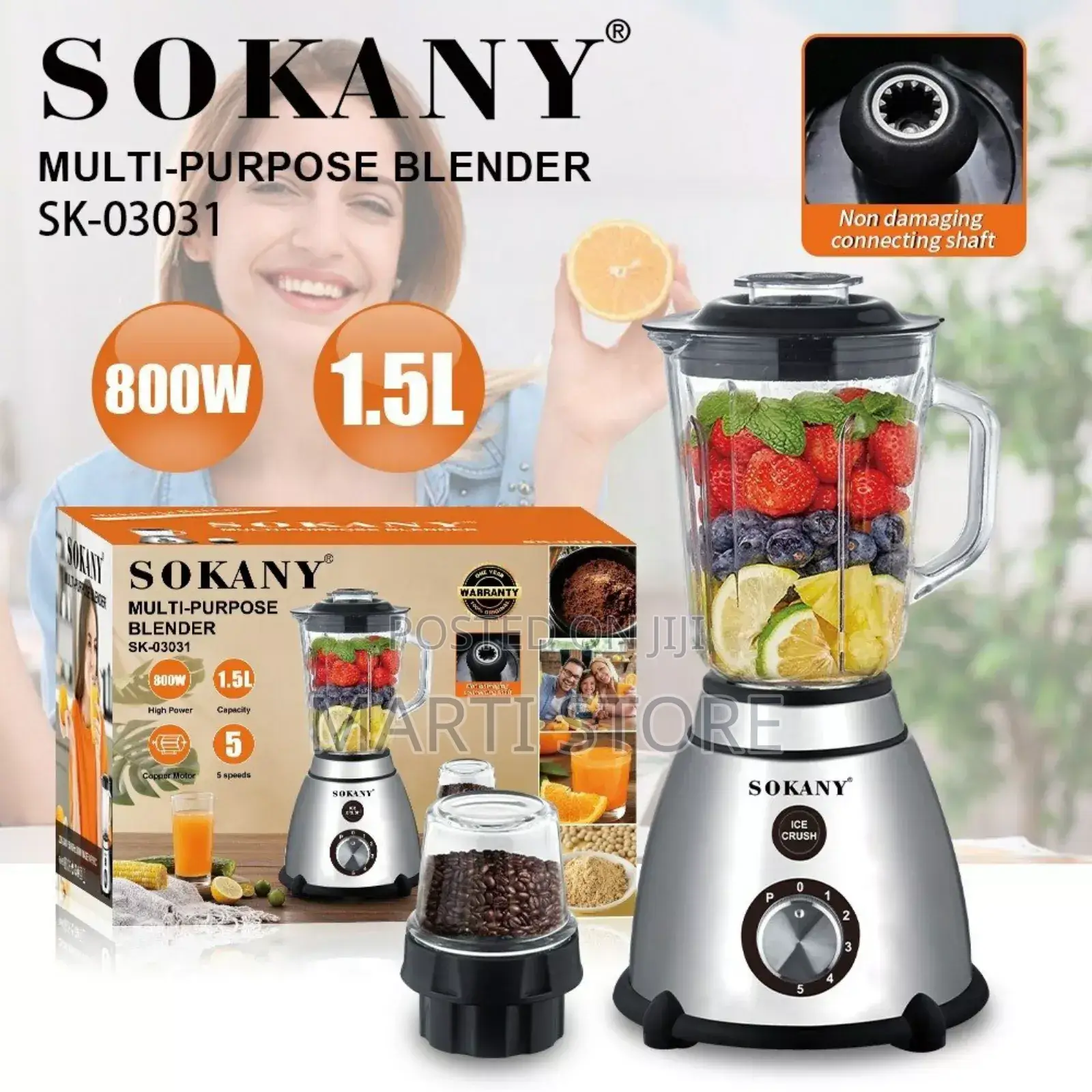 Sokany Multi-Purpose Blender