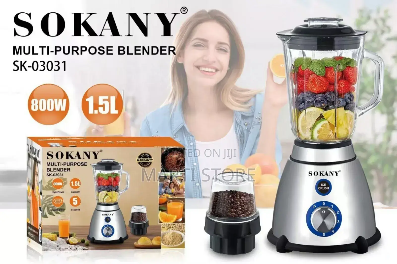 Sokany Multi-Purpose Blender