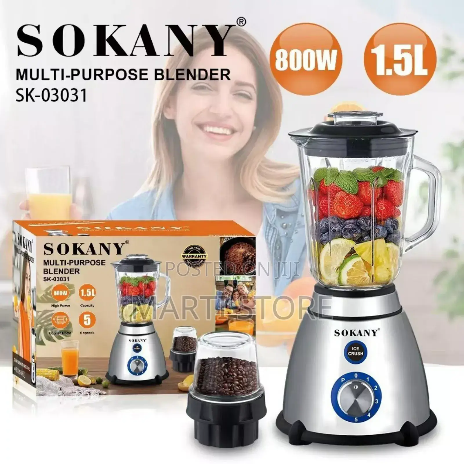 Sokany Multi-Purpose Blender