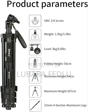 Jmary Kp-2274 Professional Camera Tripod