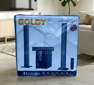 ​Goldy Multimedia Speaker System 3.1 Ch With Bluetooth Subwoofer