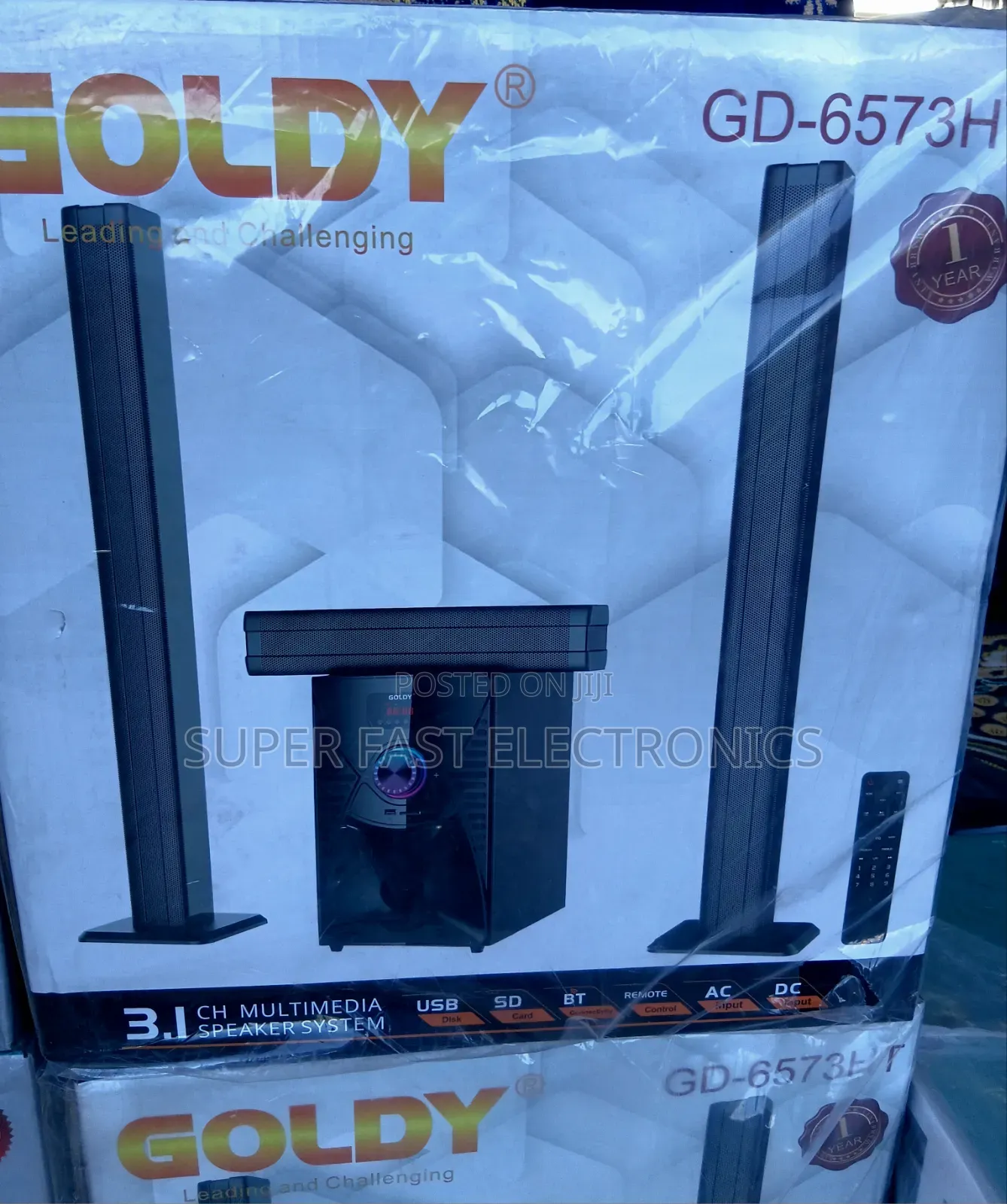 Goldy Channel Multimedia Speaker Gd-6573h 3.1