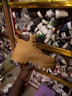 Orange Timberland Comfortable for Unisex