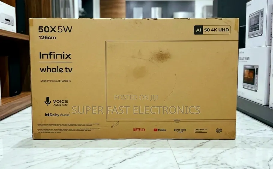 Infinix 50 Inch Tv Uhd Ai Smart Tv Powered by Whale 50x5w Tv