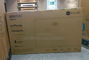 Infinix 50 Inch Tv Uhd Ai Smart Tv Powered by Whale 50x5w Tv