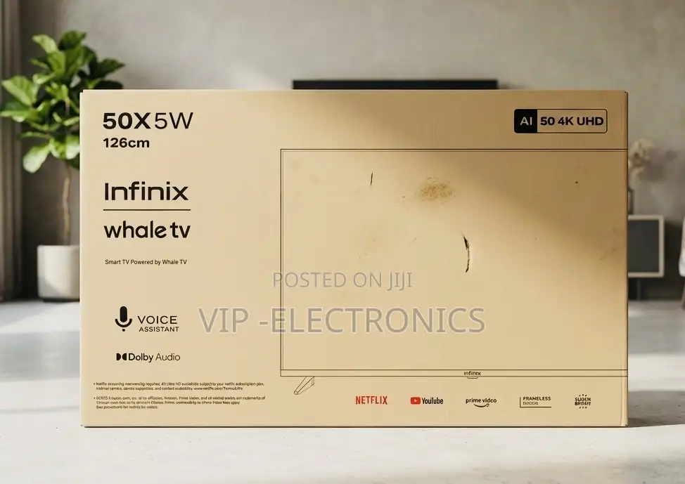 Infinix 50 Inch Tv Uhd Smart Tv (50x5w Infinix Whale Original Tv
