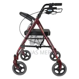 Bariatric Rollator/Walker梳曲suitable for Both Indoor and Outdoor Use.