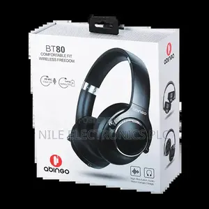 Original Abingo Bt80 Bluetooth Headphone Wireless Over-Ear Deep Bass