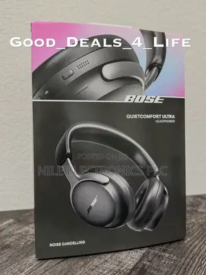 Original Bose Quietcomfort Ultra Headphone 24 Hours of Listening Time