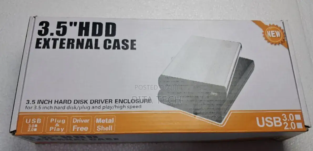 3.5” HDD External Case – High-Speed Usb 3.0 Enclosure