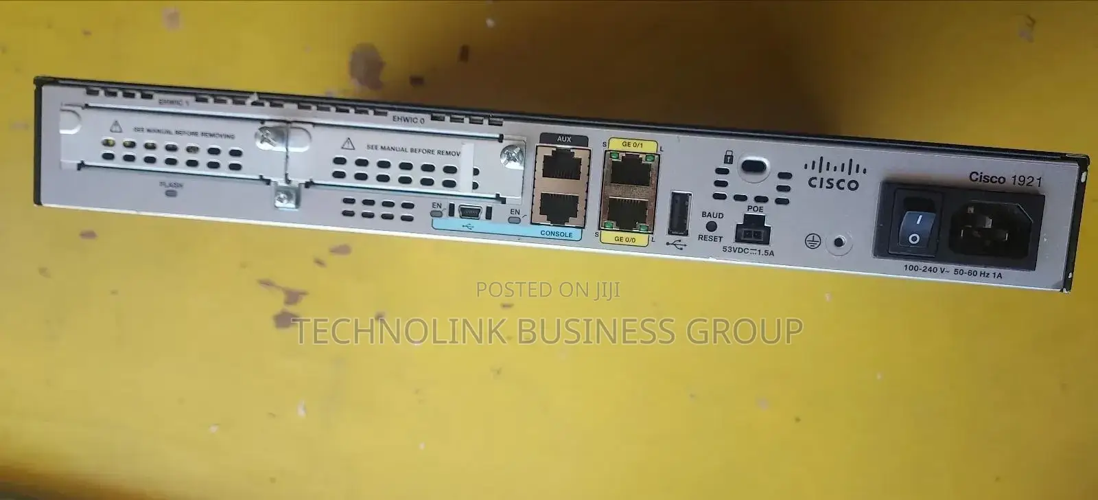 Cisco 1900 Series Business Edition Enterprise Router – Clean Condition